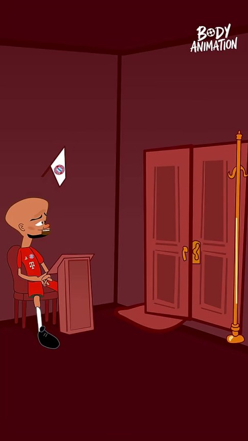 就這么短？外網(wǎng)動(dòng)畫(huà)惡搞：杰克遜去慕尼黑在孔帕尼面前轉(zhuǎn)了一圈！